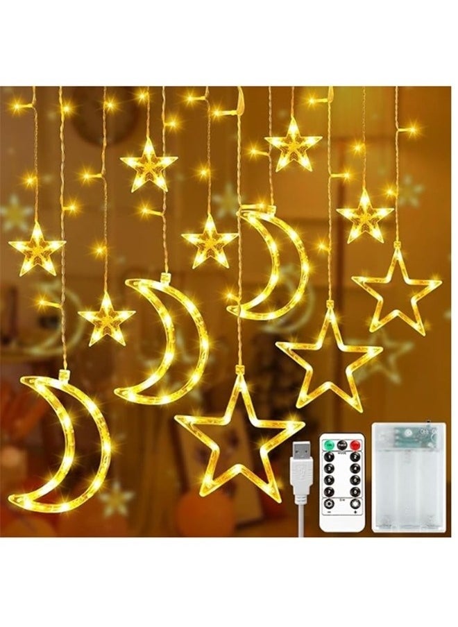 Generic LED Stars And Moons Decorative Light Warm White 3meter  - Image 1