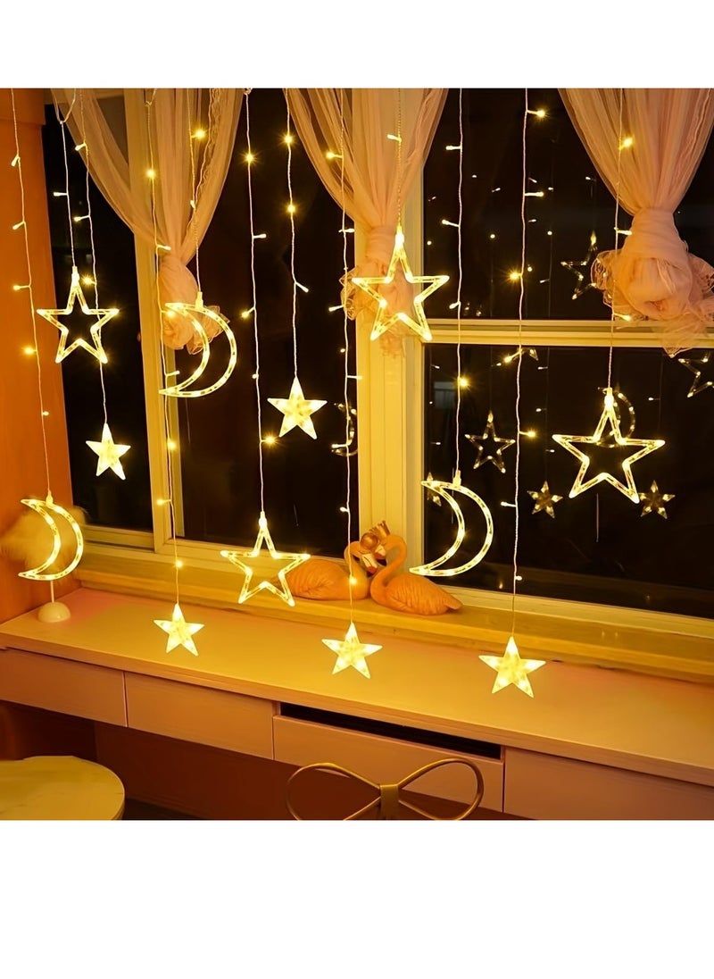 Generic LED Stars And Moons Decorative Light Warm White 3meter  - Image 4