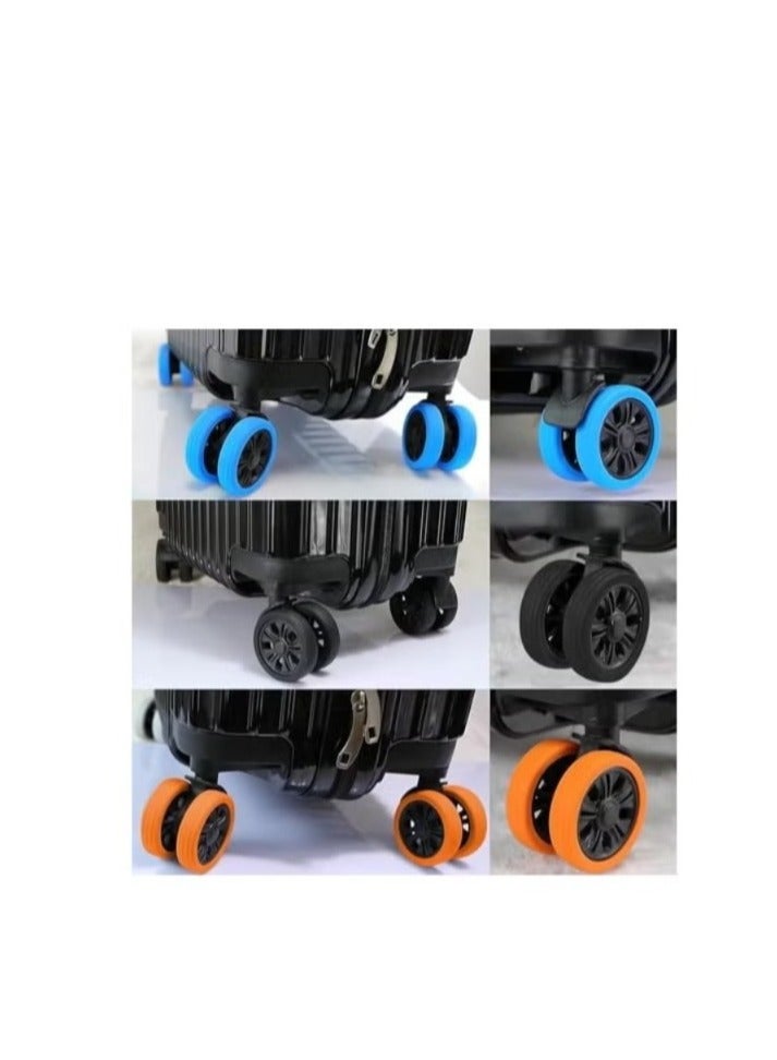 Luggage Wheel Cover Silicone Wheel Protector Covers Wheel Protector Shockproof Anti-scratch Protection and Noise Reduction-4 pieces - Image 3