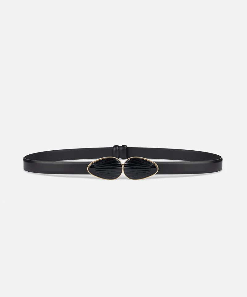 Ipekyol Double-Buckle Leather-Effect Belt