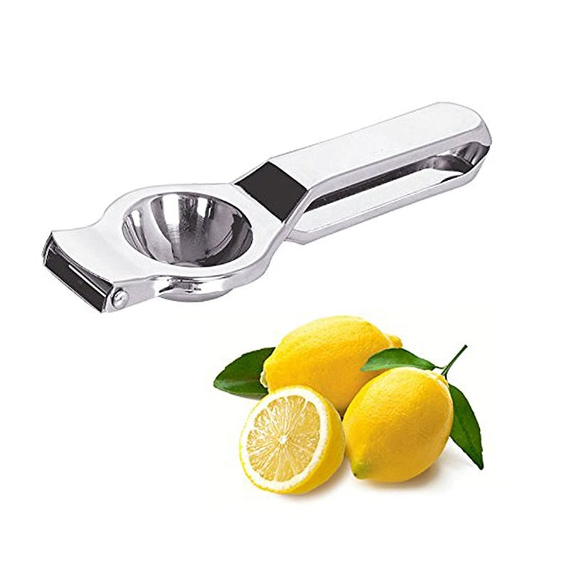 siddhmurti Heavy Duty Stainless Steel Manual Press Lemon Squeezer Manual 2 in 1 Bottle Opner - Image 5