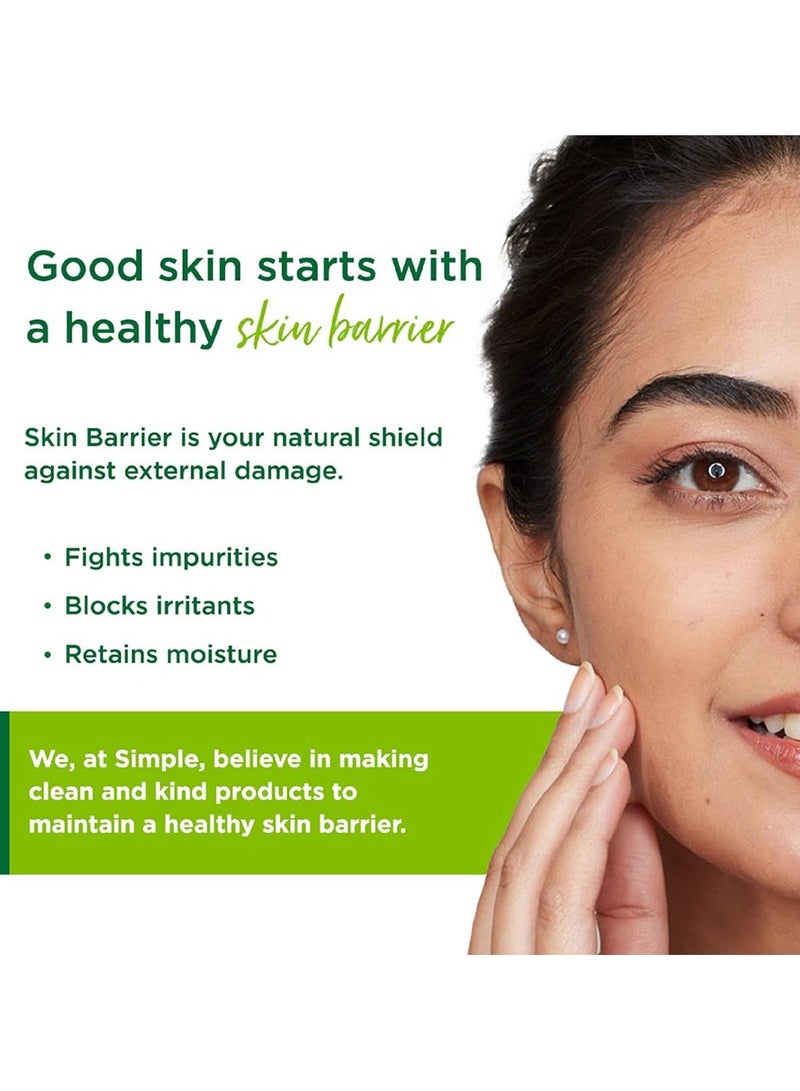 Simple Kind to Skin Refreshing Facial Wash For all Skin Types No Soap No Perfume No Harsh Chemicals and Parabens Tested on Sensitive Skin 100 ml