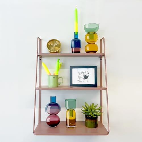 Cloudnola Reversible Glass Flower Vase and Bud Vase Set of 2, Pink & Blue and Green & Yellow, Ideal Gift Set, for Home, Wedding, and Event Décor (Cherry) - Image 5