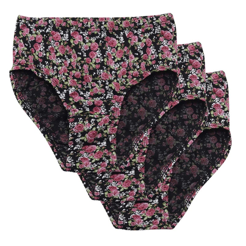 VSTAR Girls Cotton Panties (Pack of 3) (F00178_75_3P_Bubbly_Assorted_11 Years-12 Years) - Image 5