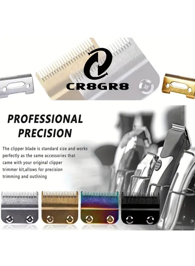 Hair Clipper Replacement Blade Set In Golden Compatible with Multiple Models - Image 1