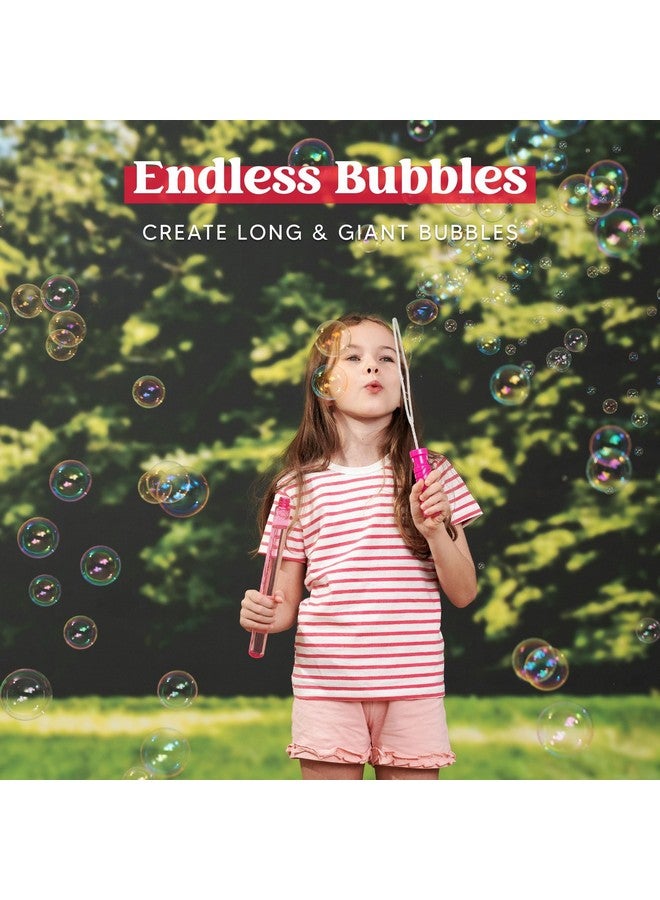 JOYIN 14.6’’ Big Bubble Wands for Kids, 6 PCS Bubble Wand with Refill Solution for Summer Toy Party Favor, Outdoors Toy Activity, Easter Basket Stuffers, Birthday Gift - Image 4