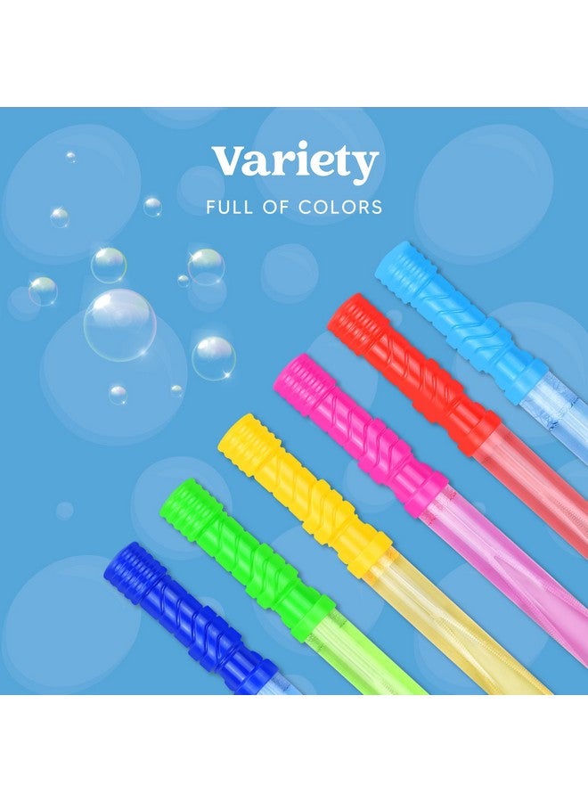 JOYIN 14.6’’ Big Bubble Wands for Kids, 6 PCS Bubble Wand with Refill Solution for Summer Toy Party Favor, Outdoors Toy Activity, Easter Basket Stuffers, Birthday Gift - Image 2
