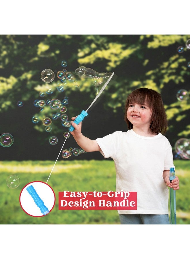 JOYIN 14.6’’ Big Bubble Wands for Kids, 6 PCS Bubble Wand with Refill Solution for Summer Toy Party Favor, Outdoors Toy Activity, Easter Basket Stuffers, Birthday Gift - Image 5