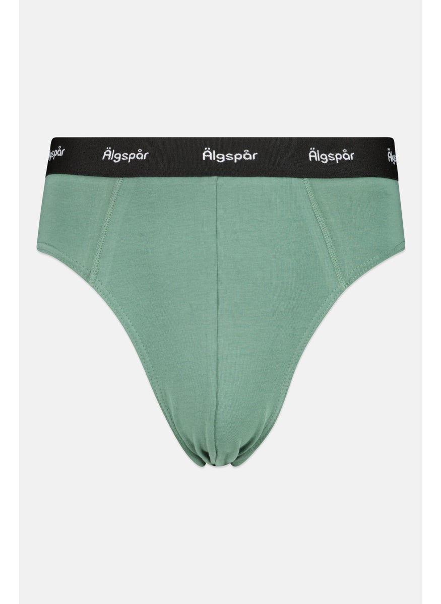 Algspar - Men 3 Pcs Brand Logo Boxer Brief Set, Multicolor - Image 1