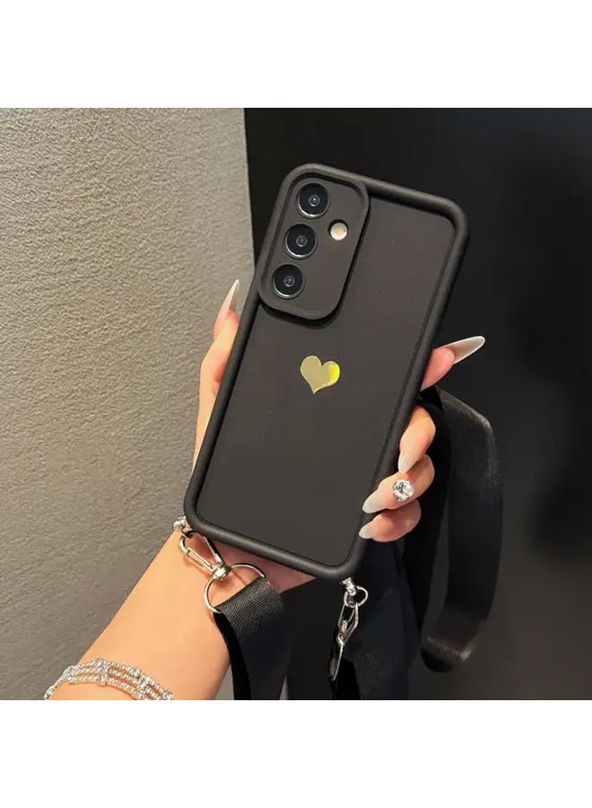 غطاء هاتف بني حبل لجهاز سامسونج جالاكسي A23 5G هدية للسفر والتسوق - Image 3
