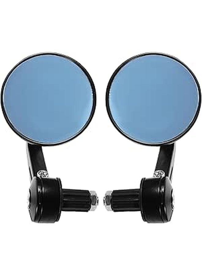 CNC Aluminum Bar End Rear View Mirrors For Cafe Racer Electric Motorcycle Replacement - Image 1
