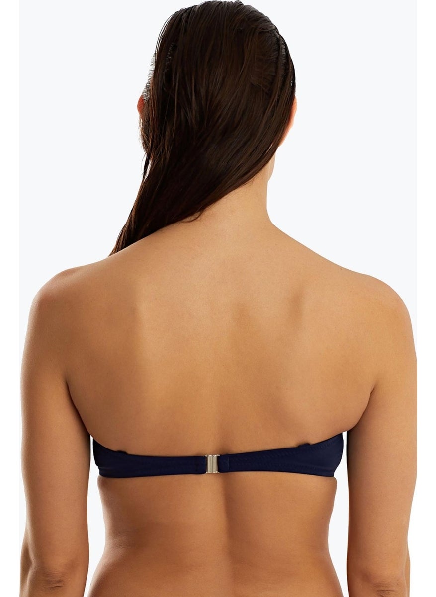 Ayyıldız 63547 Navy Blue Minimizer Bikini Top  - Image 2