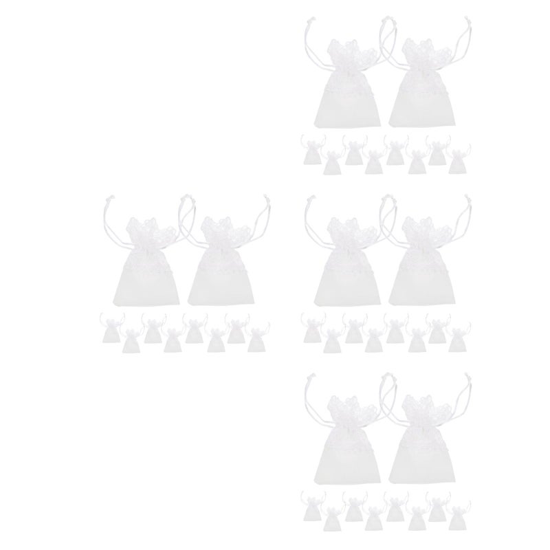 👕 حقيبة فاخرة برباط للتغليف والتخزين للمجوهرات 8 8 سم - Image 3