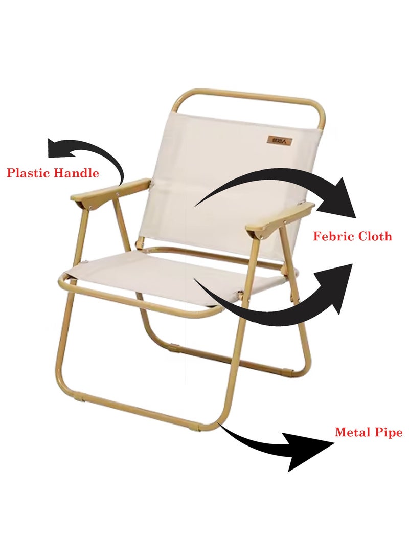 LINGWEI Portable Folding Camping Chair Heavy Duty Lightweight Beach Chair - Image 5