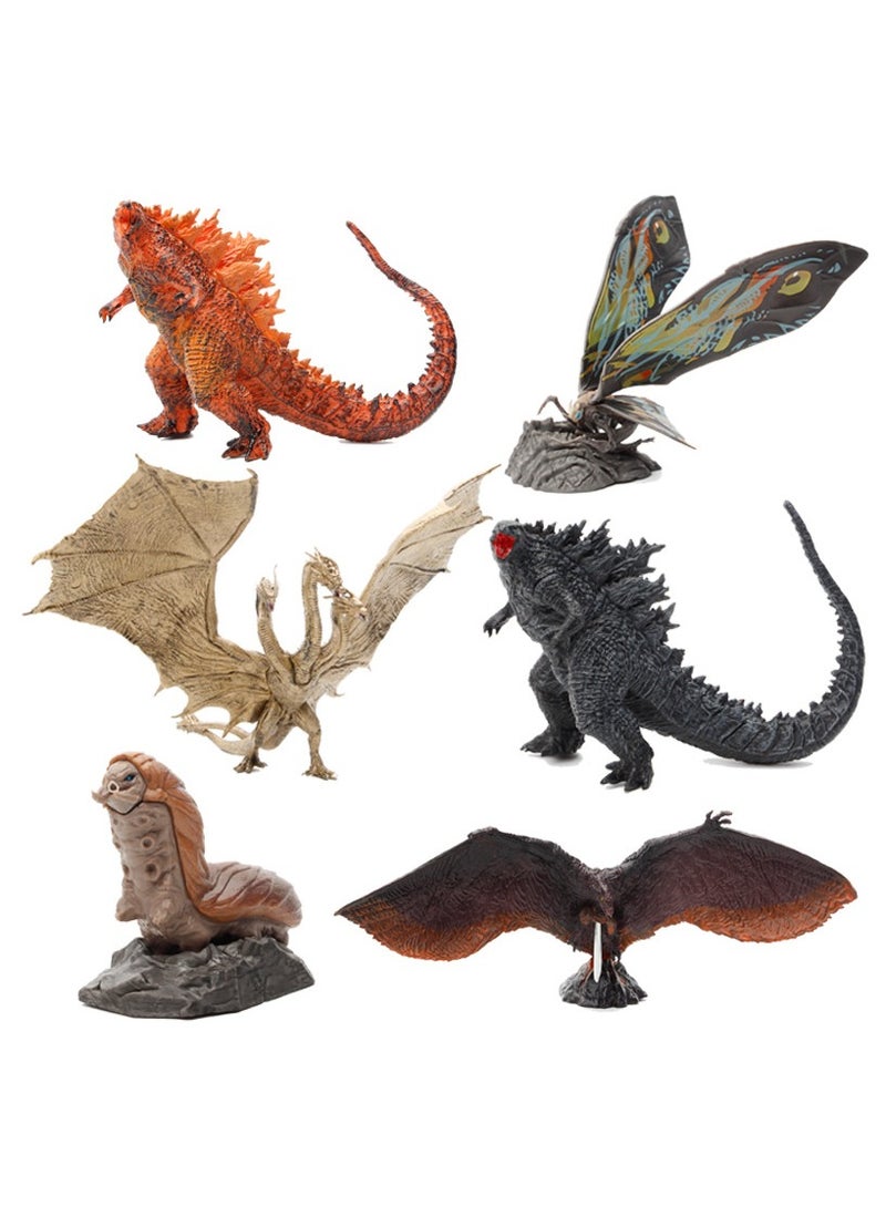 Godzilla model toy, Red Lotus, Quito, Demos, Laladon, car mounted desktop ornament, blind box, twisted egg toy 