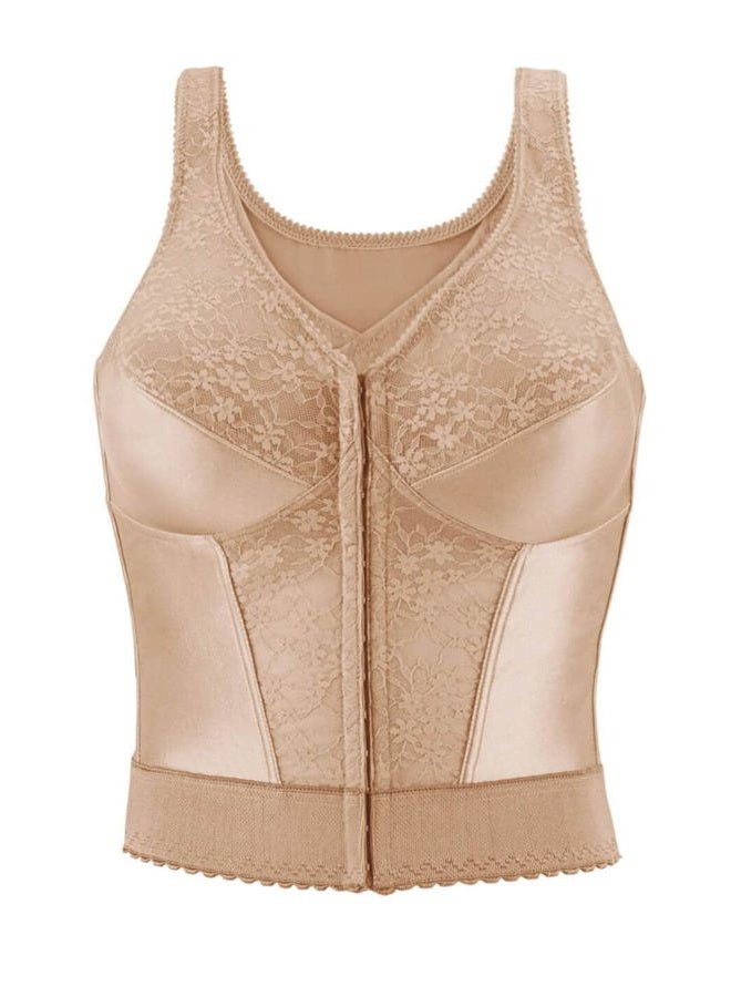 Exquisite Form 5107565 Fully Women's Original Longline Lace Posture Bra, Rose Beige, 38B - Image 2
