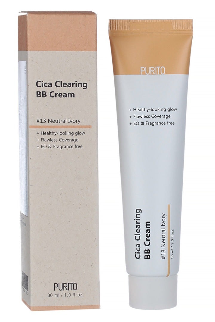 بوريتو كريم سيكا كليرنج بي بي رقم 13 عاجي محايد 30 مل، كريم بي بي نباتي، أساس، خالٍ من القسوة - Image 1