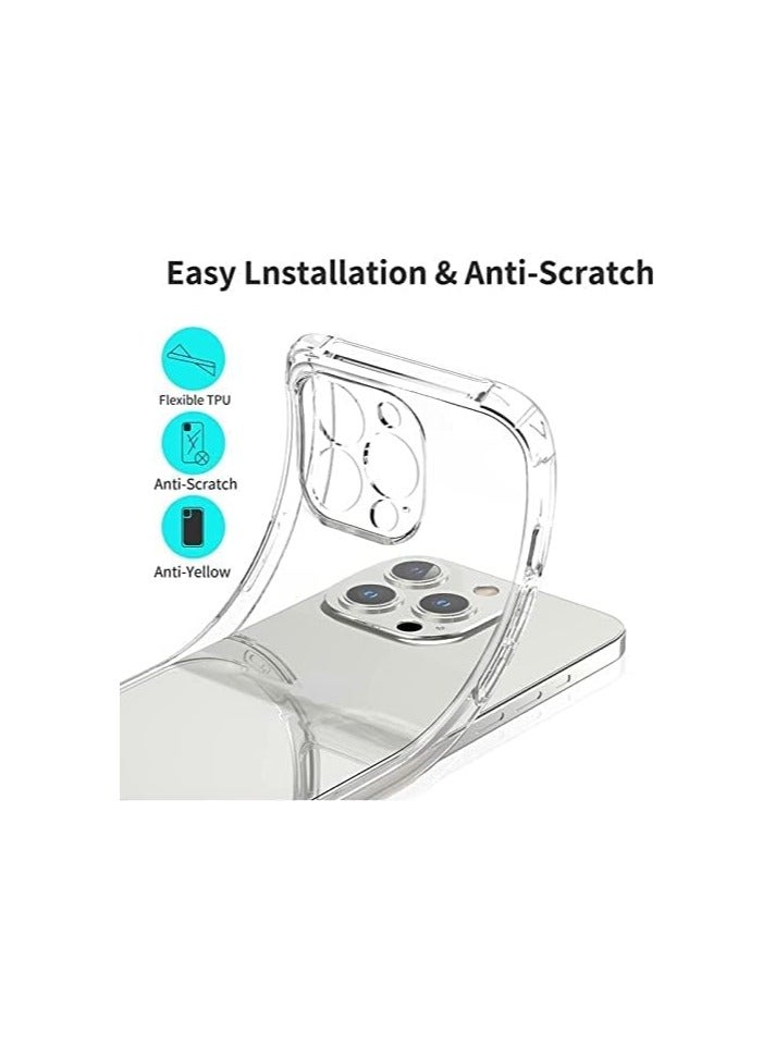 Bills iPhone 13 Pro Premium TPU Corner Case - Slim Transparent Back Cover with Shock Absorbent Reinforced Bumper Corners - Image 2