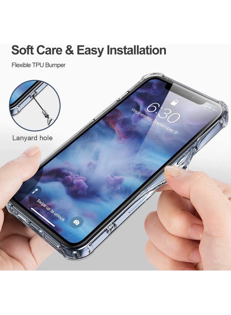 Bills iPhone 13 Pro Premium TPU Corner Case - Slim Transparent Back Cover with Shock Absorbent Reinforced Bumper Corners - Image 3