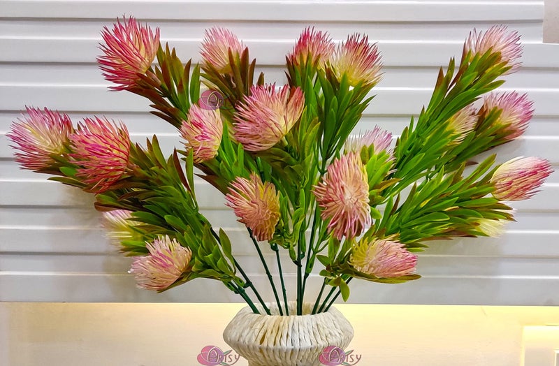ARTSY® Artificial Flowers for Vase Home Decoration Flower Bunch, Office Decor, Without vase, Combo, Pack of 2 Piece - Image 2