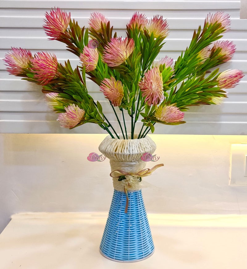 ARTSY® Artificial Flowers for Vase Home Decoration Flower Bunch, Office Decor, Without vase, Combo, Pack of 2 Piece - Image 5