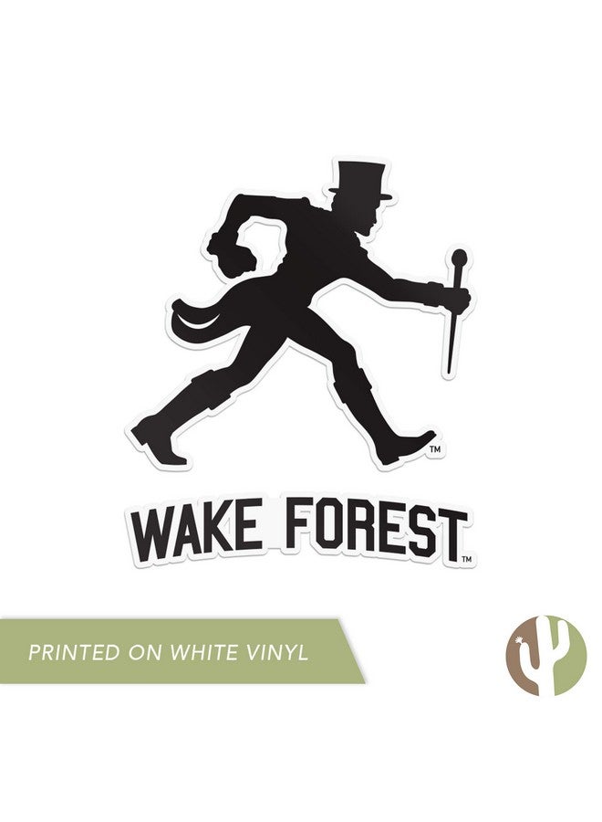 Desert Cactus Wake Forest University Demon Deacons Go Deacs Sticker Vinyl Decal Laptop Water Bottle Car Scrapbook (4 Inch Set V1) - Image 5