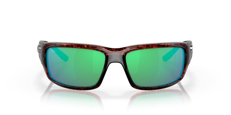 Costa Del Mar Man Sunglasses Tortoise Frame Green Mirror Lenses, 59MM - Image 1