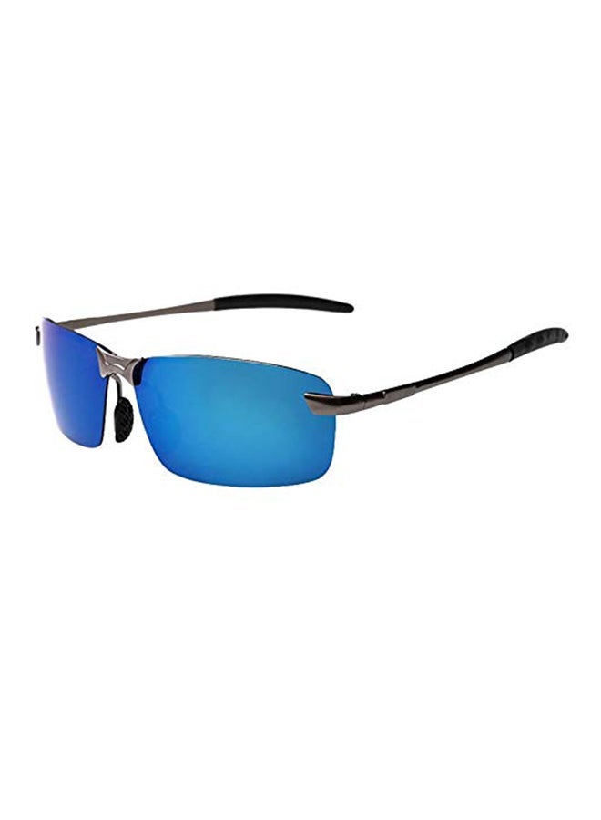 NIBEMINENT Rectangular Coated Polarized Sunglasses 