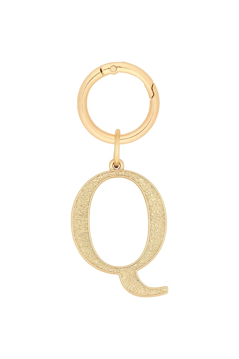 Lavie Women's Charm Alphabet Name Q (Gold) - Image 1