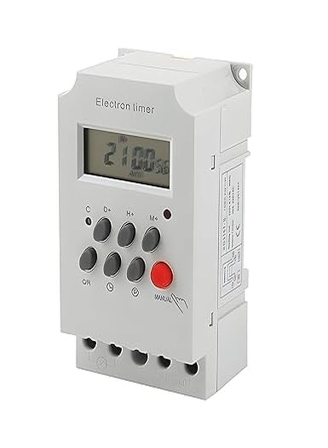 Maxwell T3 Digital Electronic Timer Switch 220V 25Amp DIN Rail Programmable with LCD Display Clock - Image 2