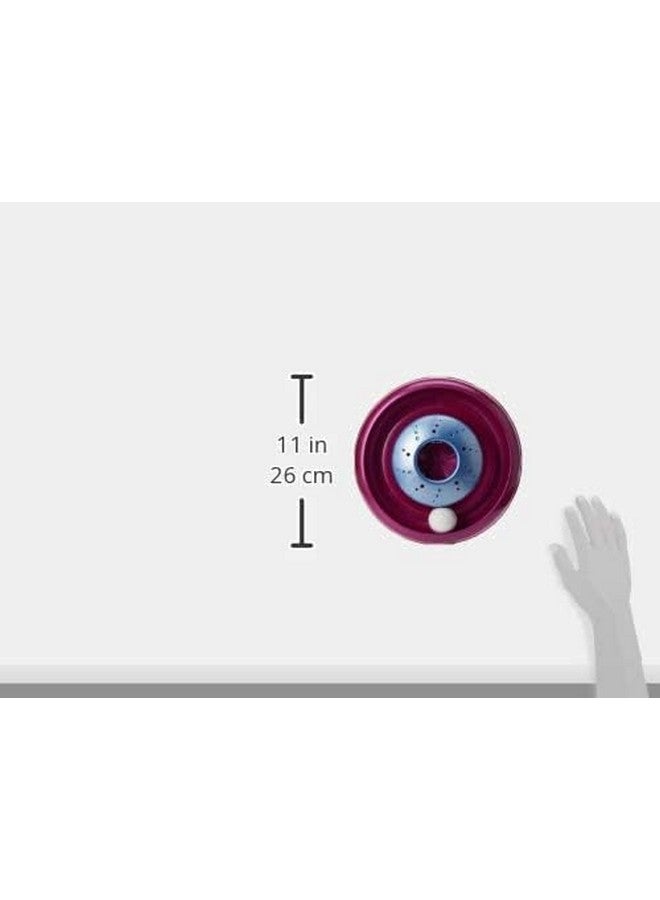 كوستال لعبة القطط كوستال بيت توربو كاتنيب سايكلون - مسار كرة تفاعلي للقطط - للقطط والقطط الصغيرة - لون توت أزرق - 10 بوصات - Image 3