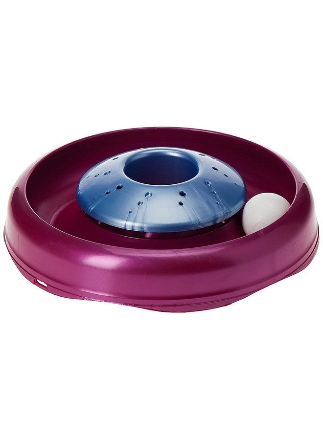 كوستال لعبة القطط كوستال بيت توربو كاتنيب سايكلون - مسار كرة تفاعلي للقطط - للقطط والقطط الصغيرة - لون توت أزرق - 10 بوصات - Image 4