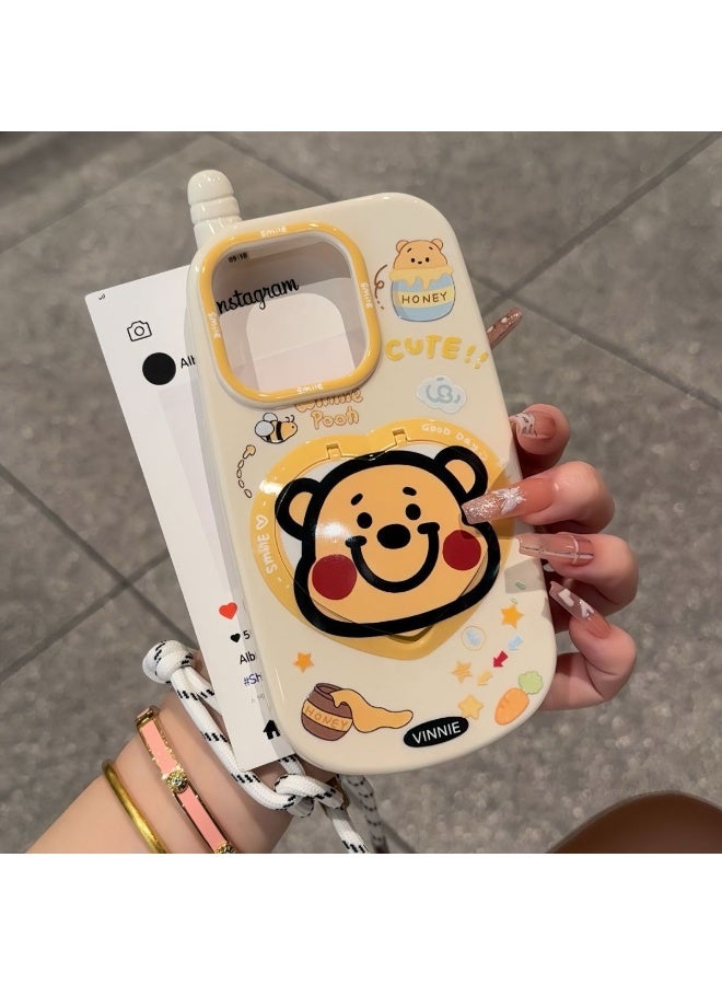 NIBEMINENT Cartoon Big Brother Protective TPU Case Cover For iPhone 16 Plus, Milky