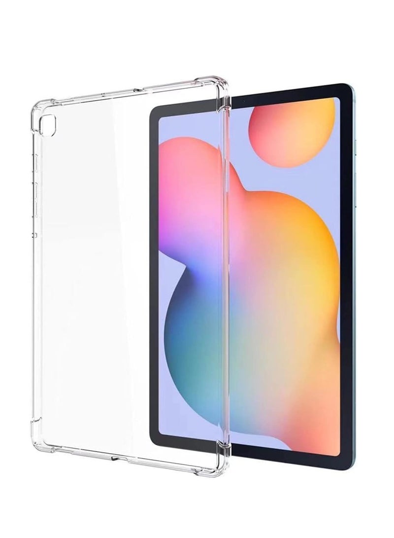حافظة تناسب هاتف سامسونج جالاكسي تاب S6 لايت 10.4 بوصة 2020/2022 (SM-P610 P615 P617)، غطاء خلفي شفاف وناعم للغاية ومرن من مادة البولي يوريثان اللدن بالحرارة وغطاء خلفي شفاف لهاتف جالاكسي تاب S6 لايت  - Image 1