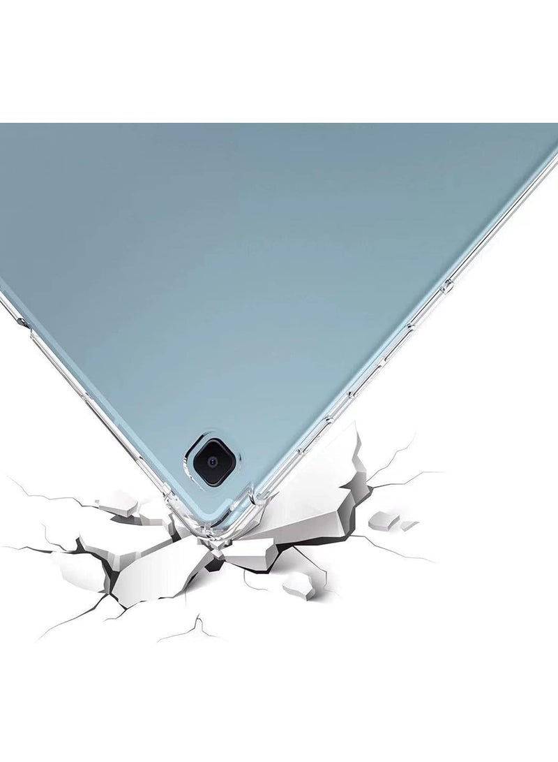 حافظة تناسب هاتف سامسونج جالاكسي تاب S6 لايت 10.4 بوصة 2020/2022 (SM-P610 P615 P617)، غطاء خلفي شفاف وناعم للغاية ومرن من مادة البولي يوريثان اللدن بالحرارة وغطاء خلفي شفاف لهاتف جالاكسي تاب S6 لايت  - Image 5