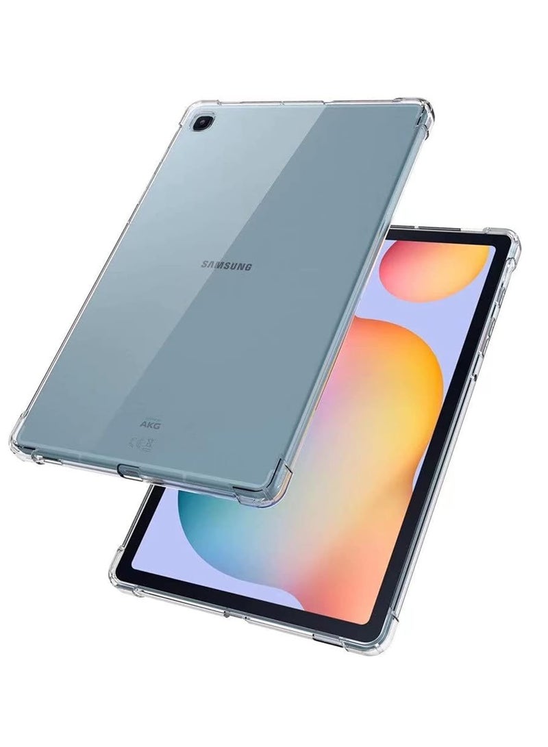 حافظة تناسب هاتف سامسونج جالاكسي تاب S6 لايت 10.4 بوصة 2020/2022 (SM-P610 P615 P617)، غطاء خلفي شفاف وناعم للغاية ومرن من مادة البولي يوريثان اللدن بالحرارة وغطاء خلفي شفاف لهاتف جالاكسي تاب S6 لايت  - Image 3