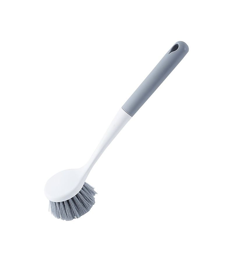 Grey 5 Piece Long Handle Pot Dishwashing Brush Set For Stove Sink Cleaning - Image 5