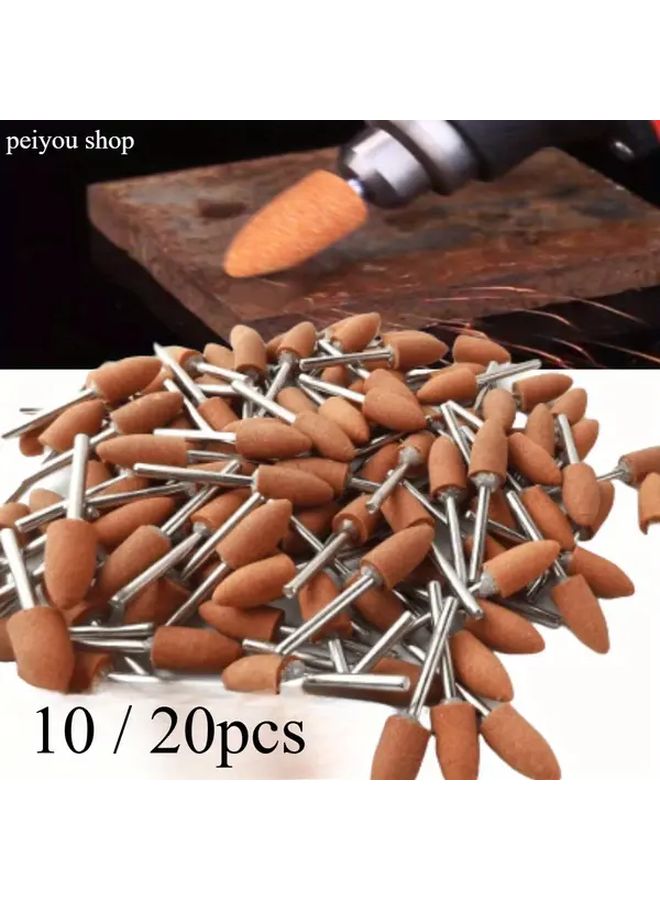 20 Pcs Diamond Grinding Polishing Tools Set For Carving Jade Wheel - Image 2