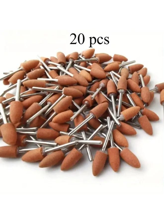 20 Pcs Diamond Grinding Polishing Tools Set For Carving Jade Wheel - Image 1