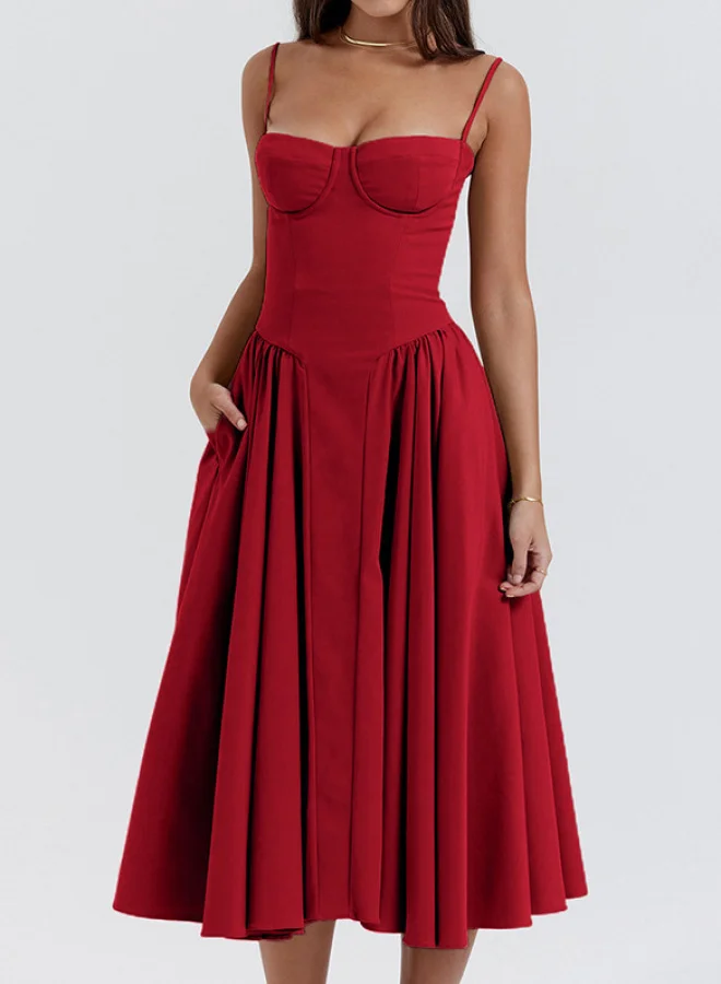 SIMPLEE European American Dress Elegant Retro