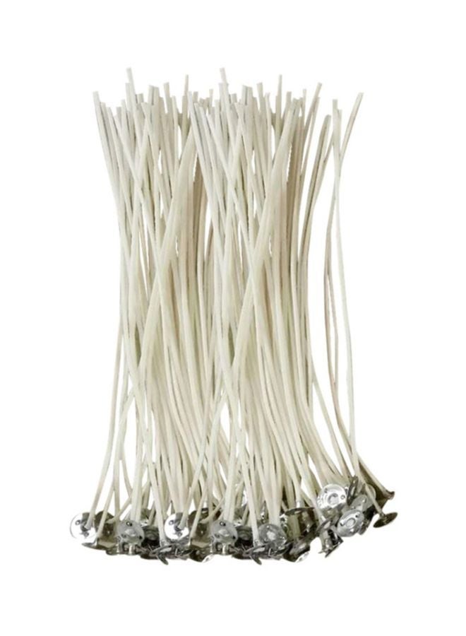 Sharpdo 30-Piece Candle Wicks White 10cm - Image 1