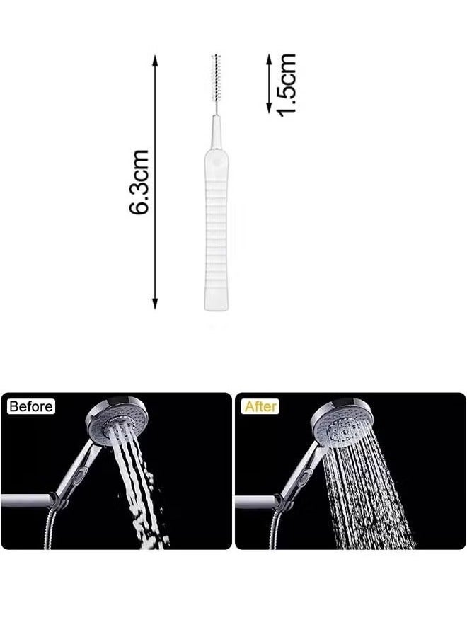 50 Piece Shower Nozzle Cleaning Brush, Anti Clogging Nylon Cleaning Brush, Gap Hole Cleaning Brush for Bathroom Shower Cleaning Tool  - Image 4