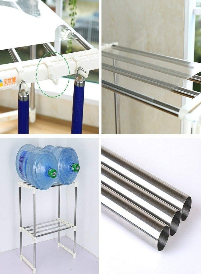 Conziv Multipurpose Stand for Kitchen Storage, Microwave & OTG Oven Rack, Shoe Rack, Bathroom Stand, Office Organizer, Bookshelf Utensil Kitchen - Image 3