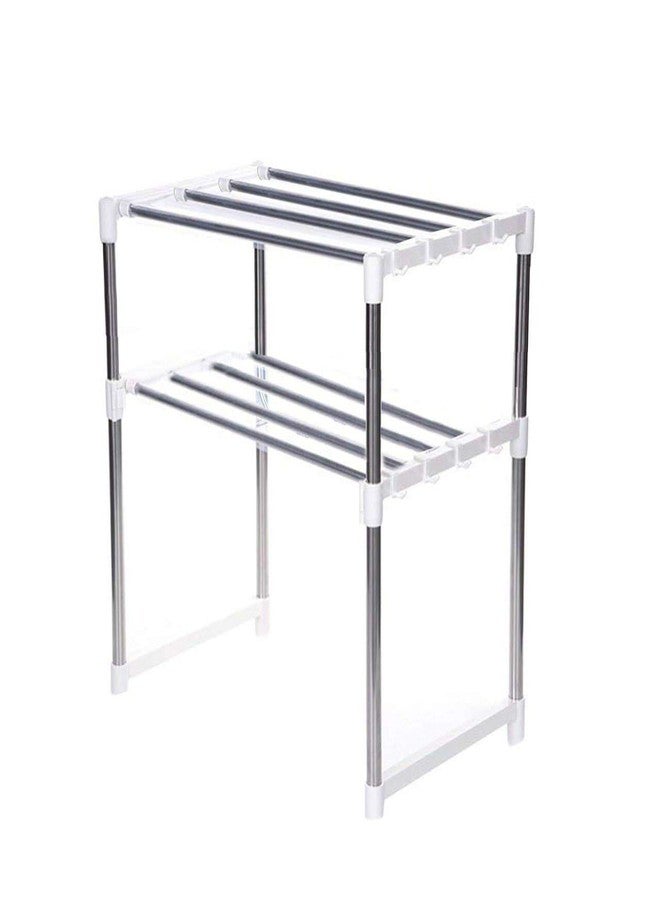 Conziv Multipurpose Stand for Kitchen Storage, Microwave & OTG Oven Rack, Shoe Rack, Bathroom Stand, Office Organizer, Bookshelf Utensil Kitchen - Image 2