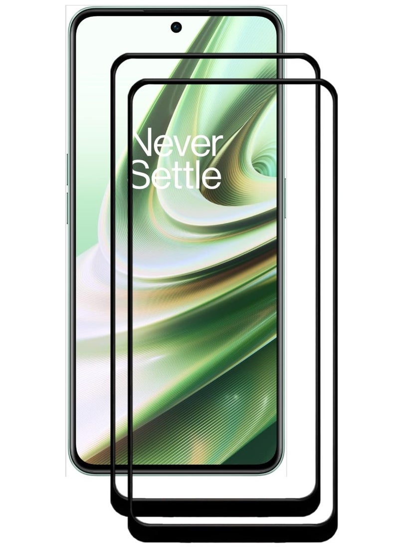 ACLIX 2 Pieces Antistatic ESD Dustproof Premium Quality High Definition Tempered Glass Screen Protector Designed For OnePlus 10R - Image 1