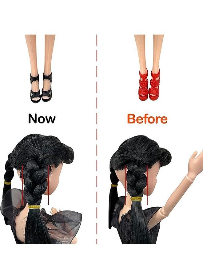 NIBEMINENT - Wednesday Addams Dolls, 11.5 inch Dolls, Black Lip, Black Shoes, Made to Move Dolls,Birthday Gifts for Kids Girls Fans - Image 1