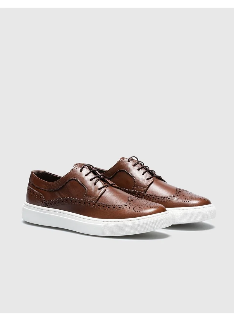 كاباني Tan Lace-up Men's Sports Shoes10