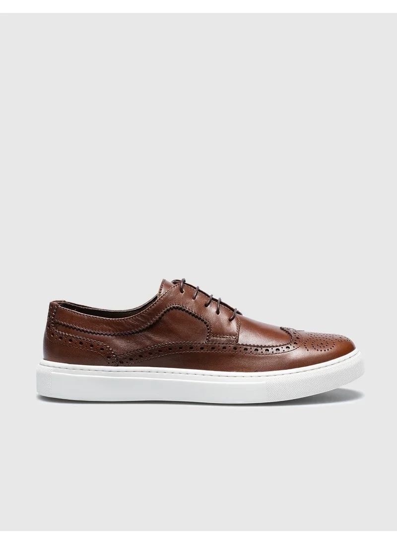 كاباني Tan Lace-up Men's Sports Shoes10