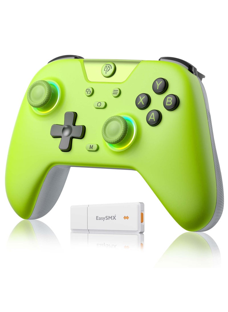 EasySMX X05 2.4G Wireless Bluetooth Controller for PC/Steam/Switch with Hall Triggers, Hall Joysticks and RGB Light- Upgraded PC Controller Compatible with Black Myth: Wukong, Multi-Platform Support - Image 1