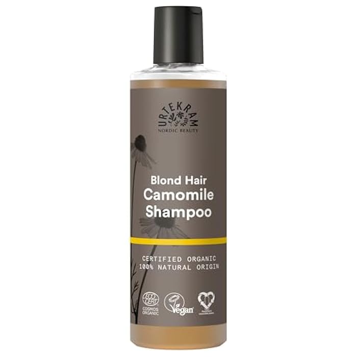 URTEKRAM Blonde Hair Camomile Shampoo, 250 ML - Image 1